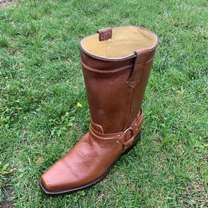Men’s Genuine Leather Cowboy/Biker Boots